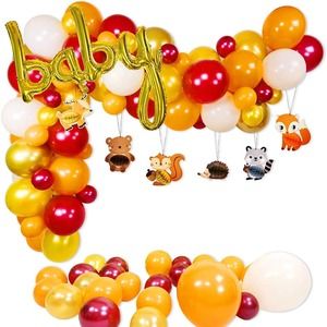 Woodland Baby Shower Decorations - Woodland Balloons, Baby balloon, Confetti Bal